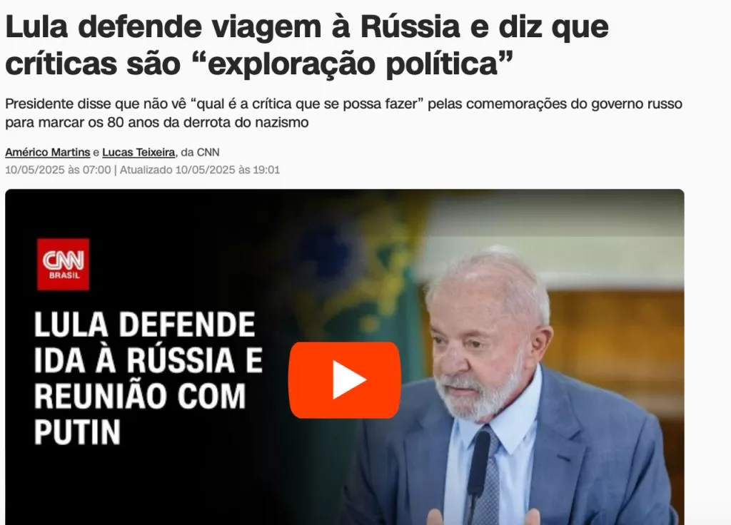 Лула да Силва предложил себя посредником по Украине – CNN Brasil
