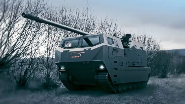 В Европе показали новую САУ NEMESIS