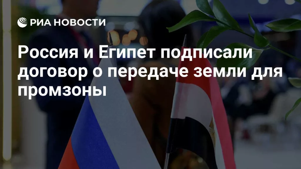 Российской промышленной зоне быть: О подписании новых договоренностей с Египтом