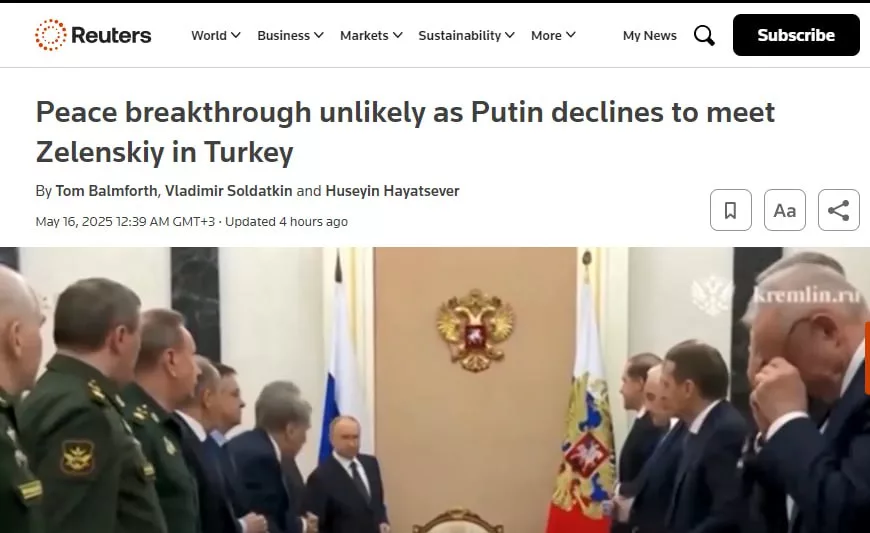 Первые полосы западных СМИ накрыла волна стамбульских переговоров, которые пока так и не состоялись