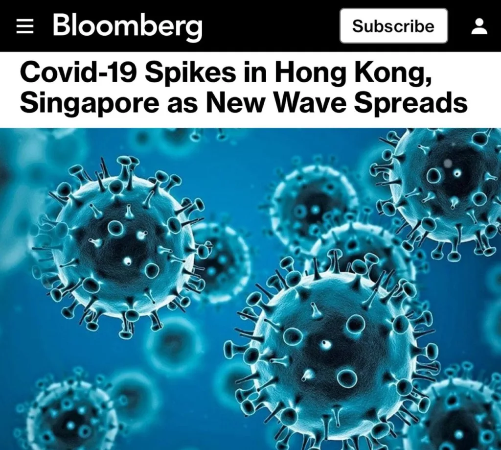 Новая волна COVID-19 охватывает Азию: всплеск заболеваемости в Гонконге и Сингапуре