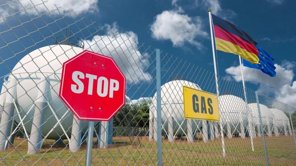 Запасы газа в Германии в 2 раза меньше, чем в прошлом году