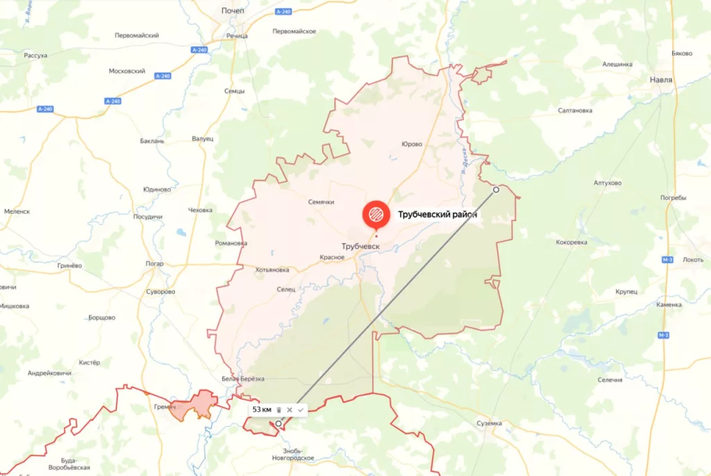 Касательно проникновения украинской ДРГ в Брянскую область