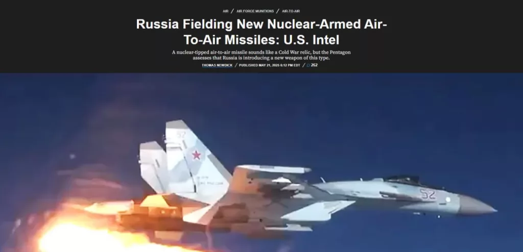 Россия внедряет новую управляемую авиационную ракету с тактическим ядерным зарядом