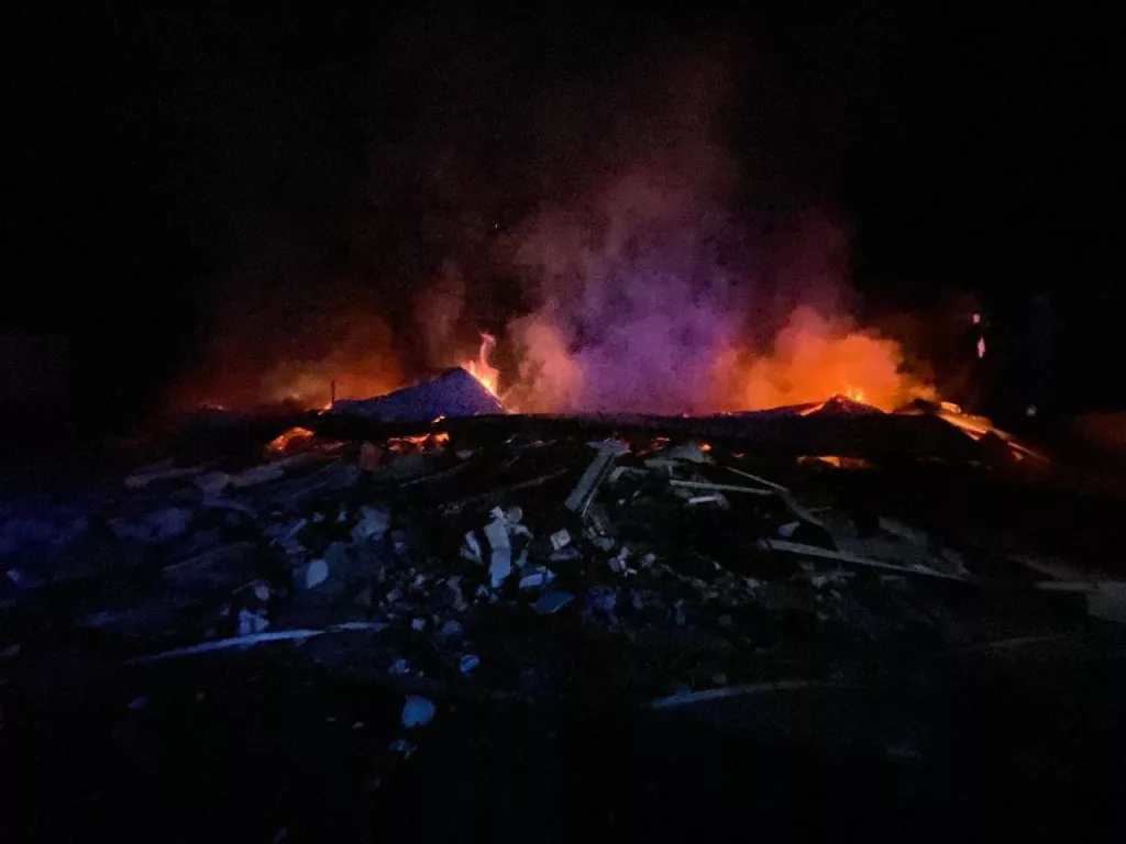 Район Кременчугского аэродрома был атакован российскими барражирующими боеприпасами минувшей ночью