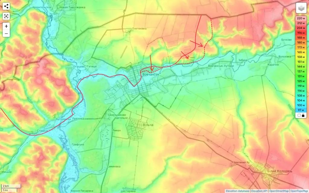 Юрий Подоляка — Харьковское направление на 26.05.25: Волчанский участок — оживление после почти годичной спячки