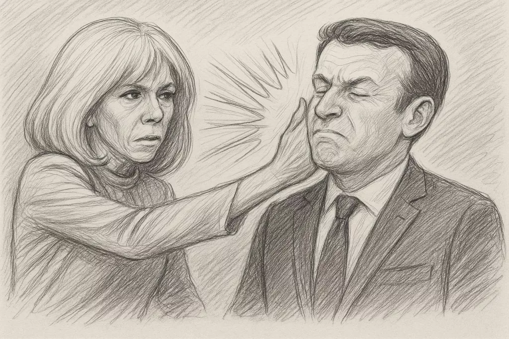 «Валяем дурака»: Макрон расписался в получении пощёчины от жены