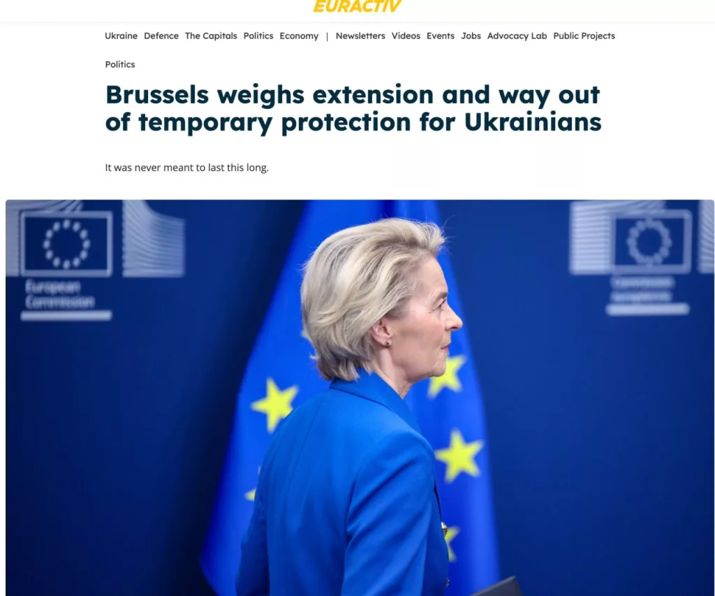 ЕС обсуждает сворачивание защиты для украинских беженцев