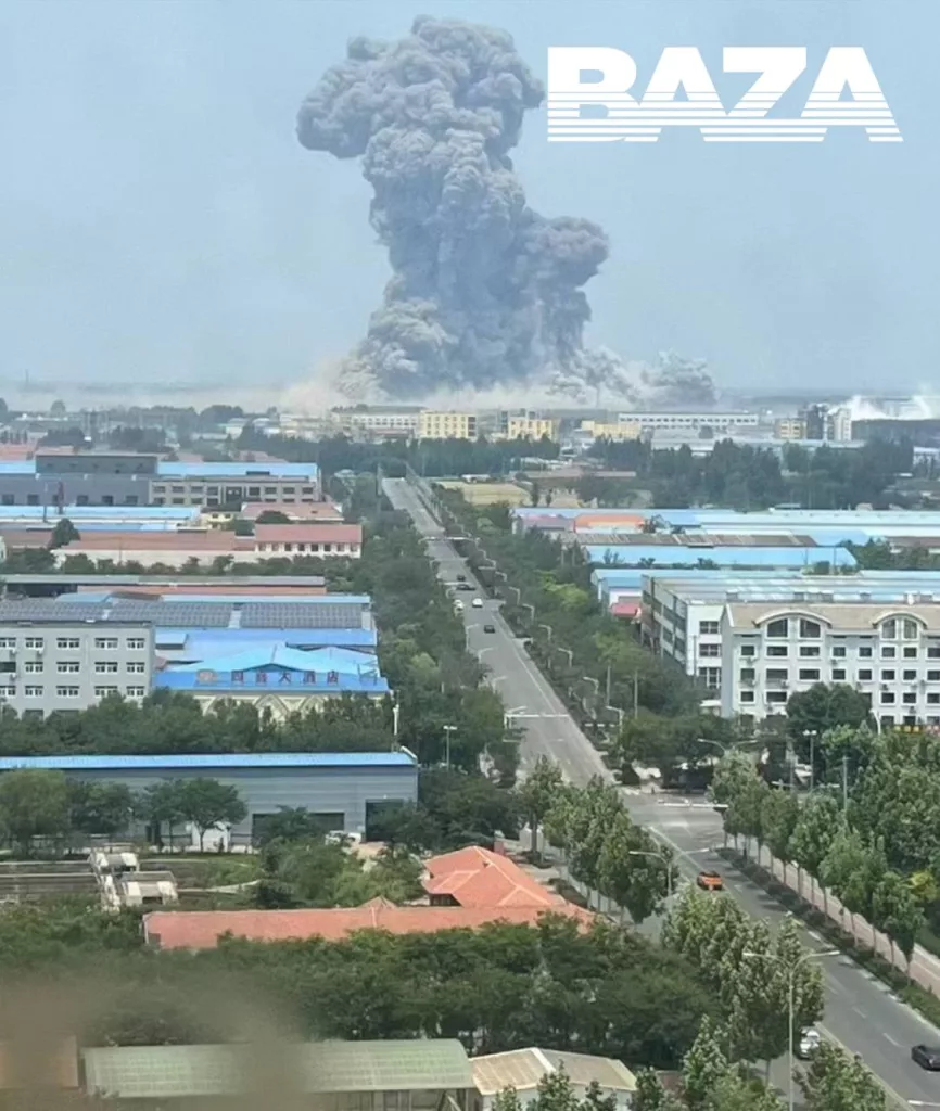 Сильнейший взрыв на химическом заводе на востоке Китая