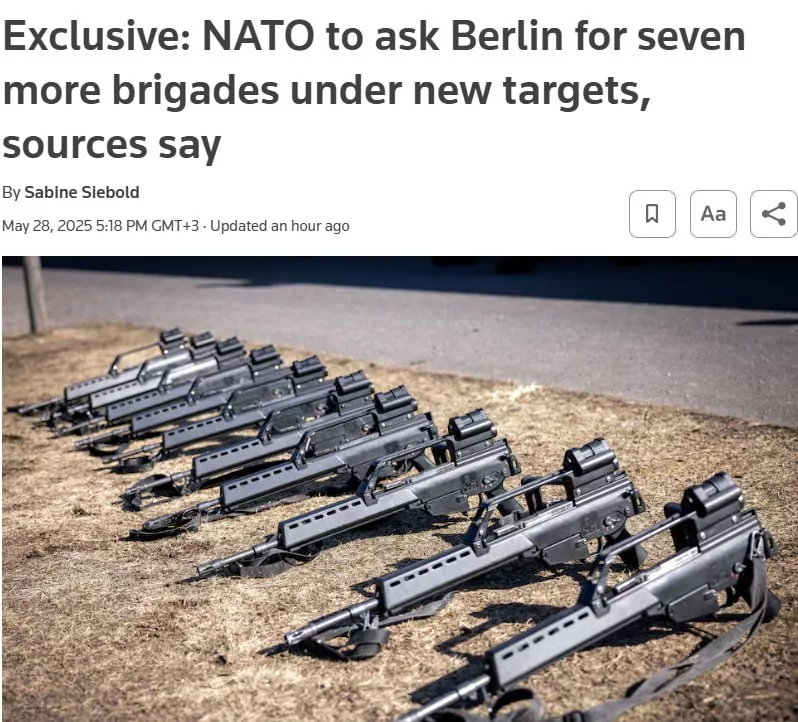 НАТО просит Германию усилиться: альянс хочет еще 40 тыс. военных из-за угрозы со стороны России