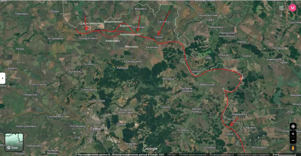 Юрий Подоляка — Сумское направление на 29.05.25: наступление на Сумы ускоряется