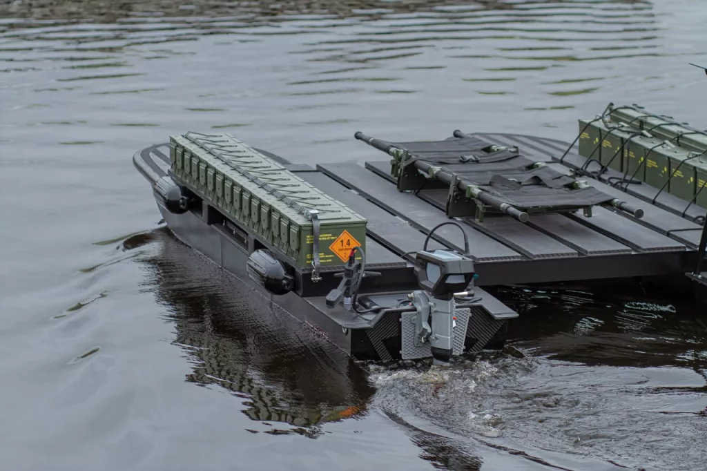 Украина использует латвийские дроны-катамараны Ray для логистики и эвакуации раненных