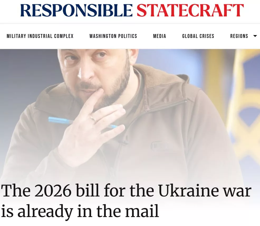 Запрос на войну: Зеленский уже требует от Запада денег на 2026 год — Responsible Statecraft