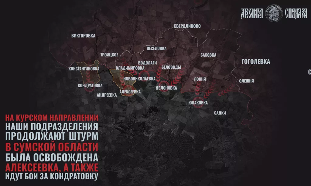 Освобождение Алексеевки в Сумской области