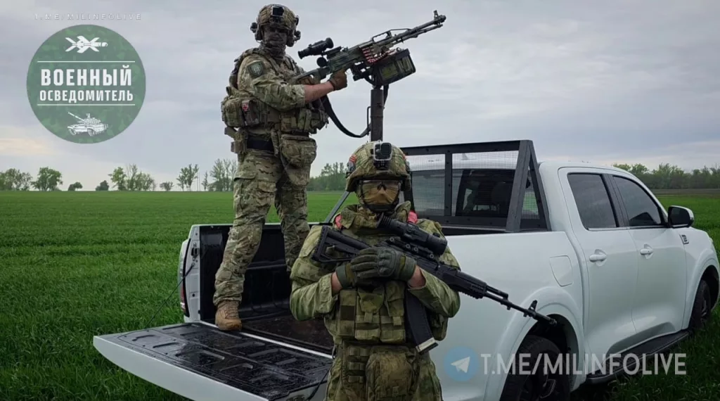 Пулеметы «Печенег» на вооружении бойцов мобильной группы ПВО из состава ОСпН «Кочевник»