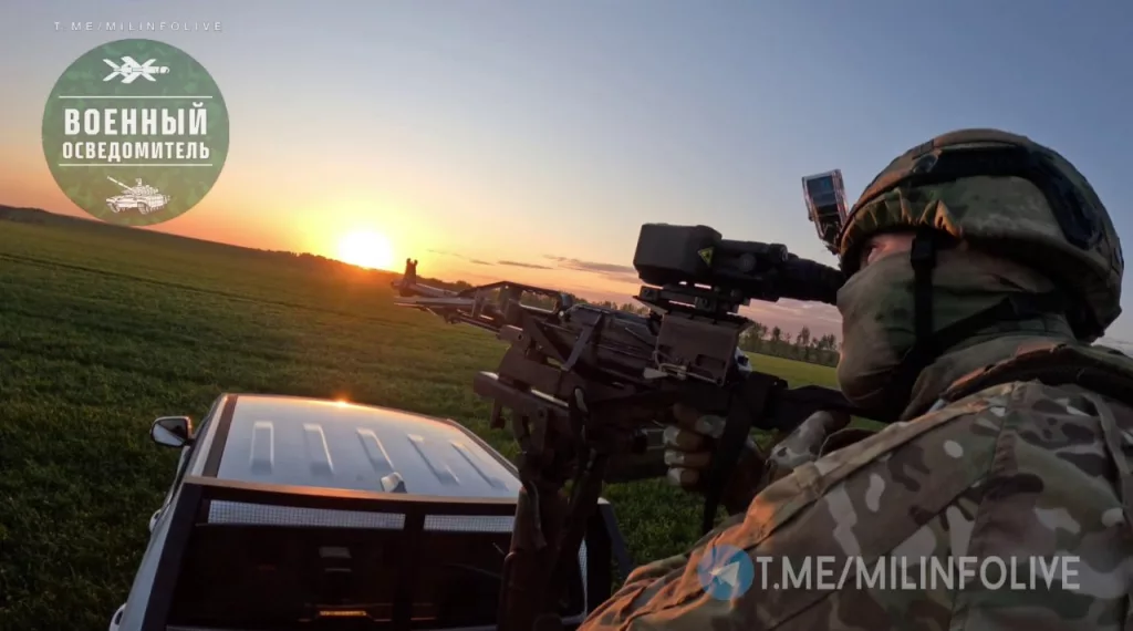 Пулеметы «Печенег» на вооружении бойцов мобильной группы ПВО из состава ОСпН «Кочевник»