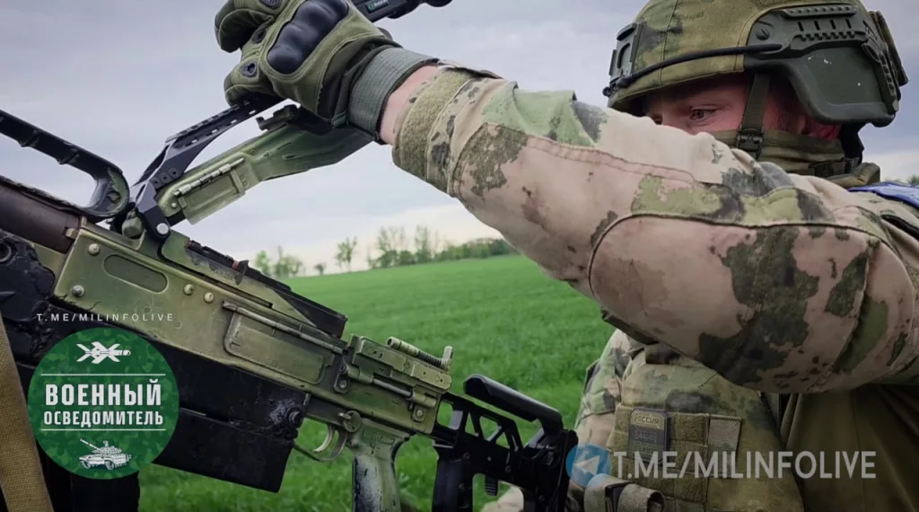 Пулеметы «Печенег» на вооружении бойцов мобильной группы ПВО из состава ОСпН «Кочевник»