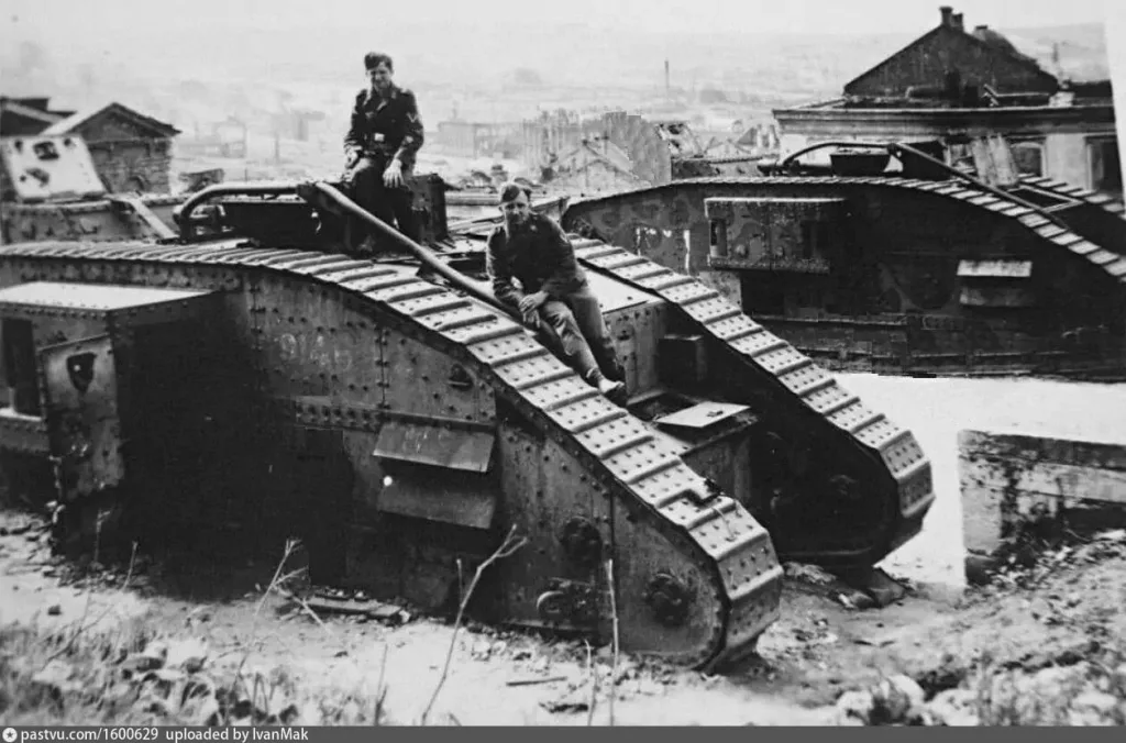 "Танк живет 5 минут". Британский танк Mark V №9146