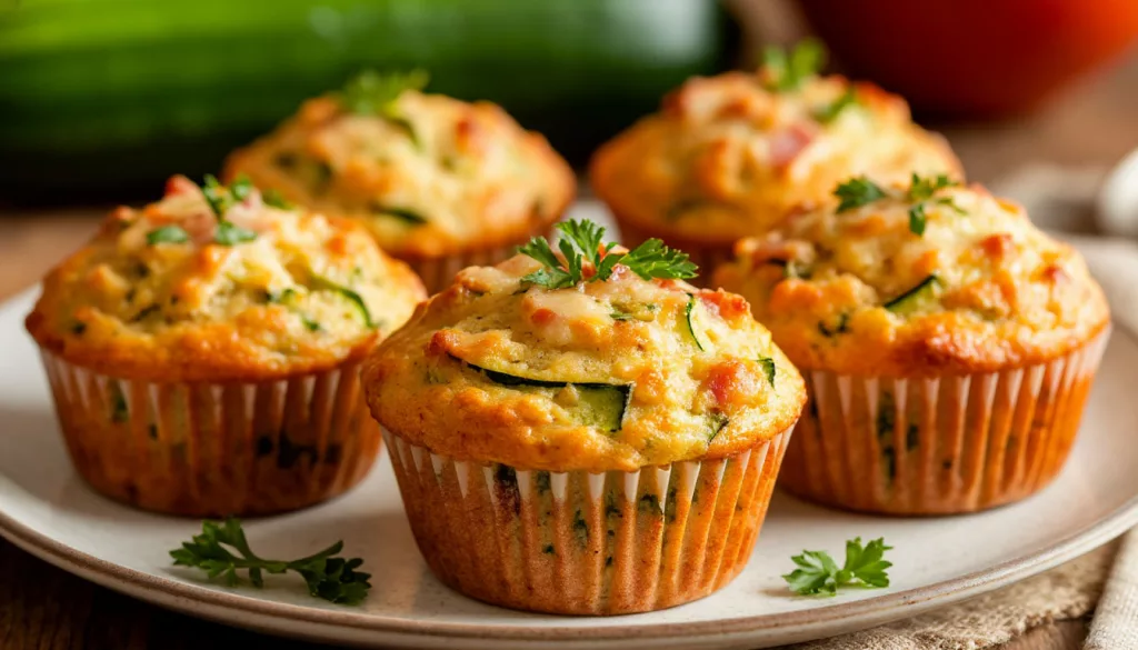 Кабачковые кексы с сыром и беконом новый кулинарный фаворит