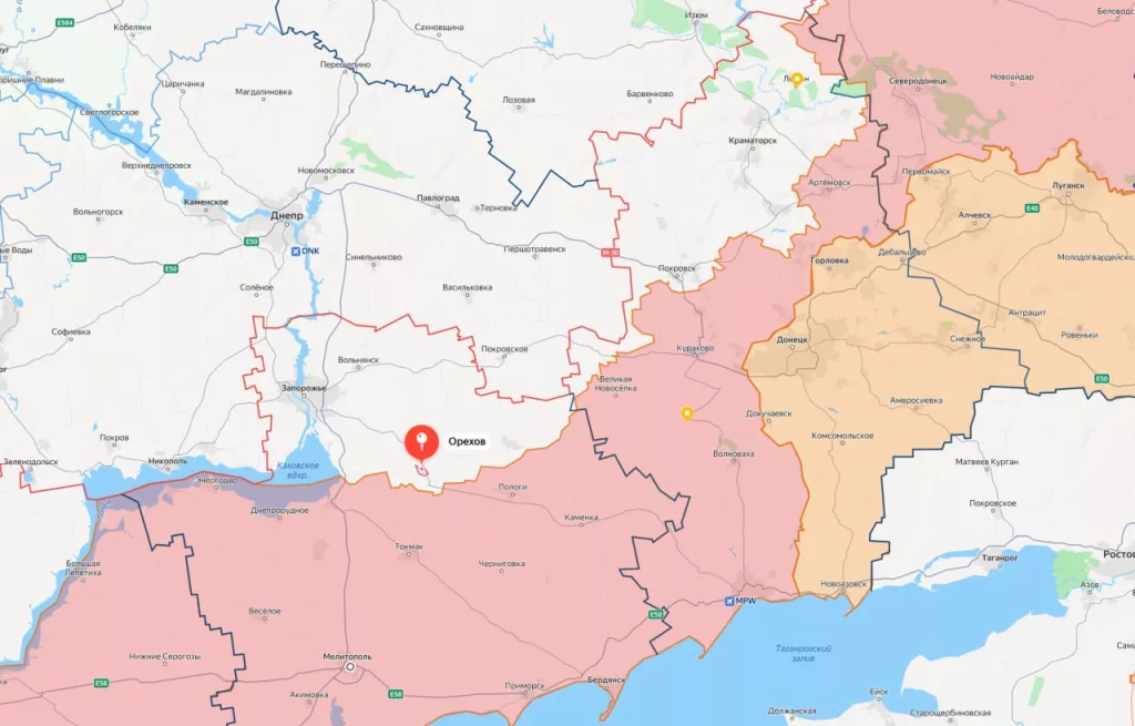 Запорожский фронт. Перед нашими войсками в перспективе стоит трудная задача - освободить Орехов от ВСУ