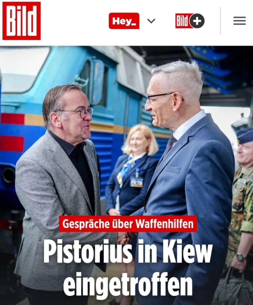 Писториус в Киеве: Германия готовит новые шаги «помощи» Украине