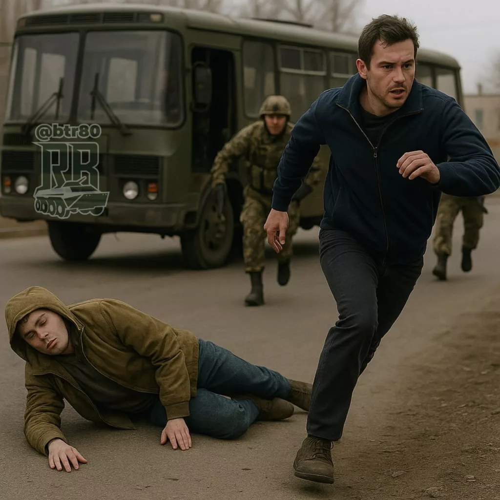 Мужчина погиб во время побега из ТЦКшного буса в Киеве