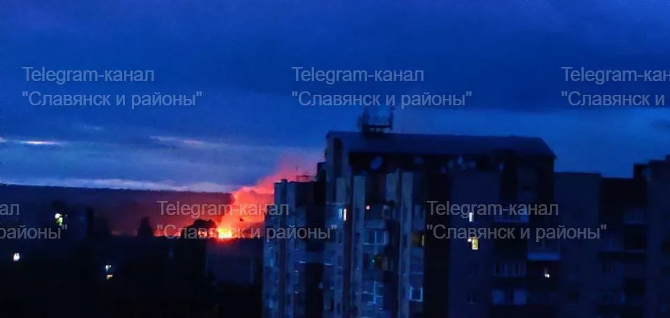 Удары по оккупированным укронацистами Краматорску, Славянску и Дружковке