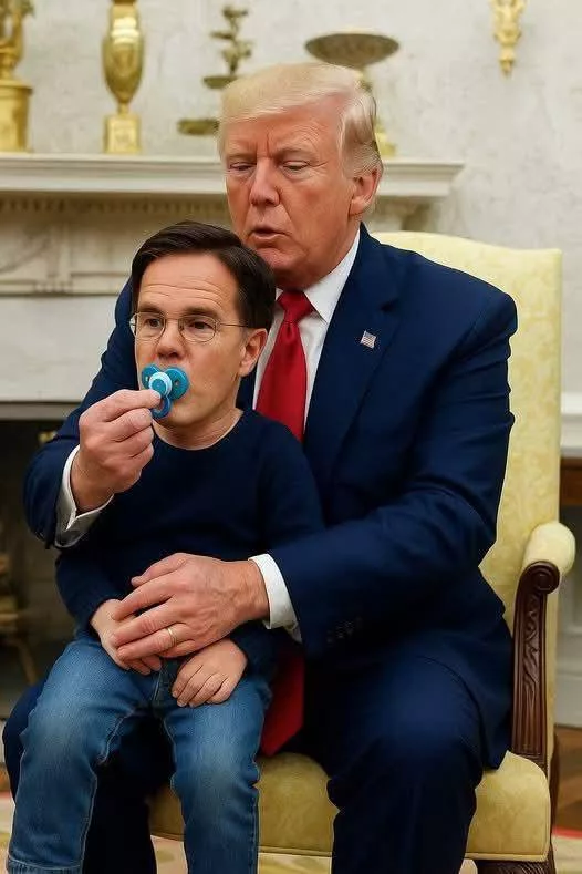 В сети троллят Марка Рютте за то, что он назвал Дональда Трампа «папочкой»