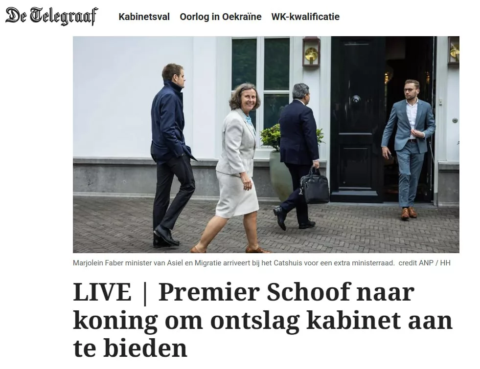Проклятие просроченного: правительство Нидерландов уходит в отставку