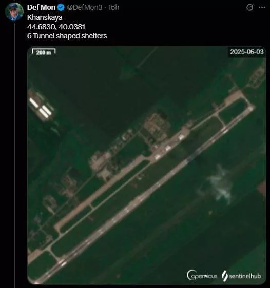 ВС РФ, вероятно, строят укрытия для самолетов на 14 авиабазах после атак украинских дронов, — OSINT-аналитик Def Mon в X 