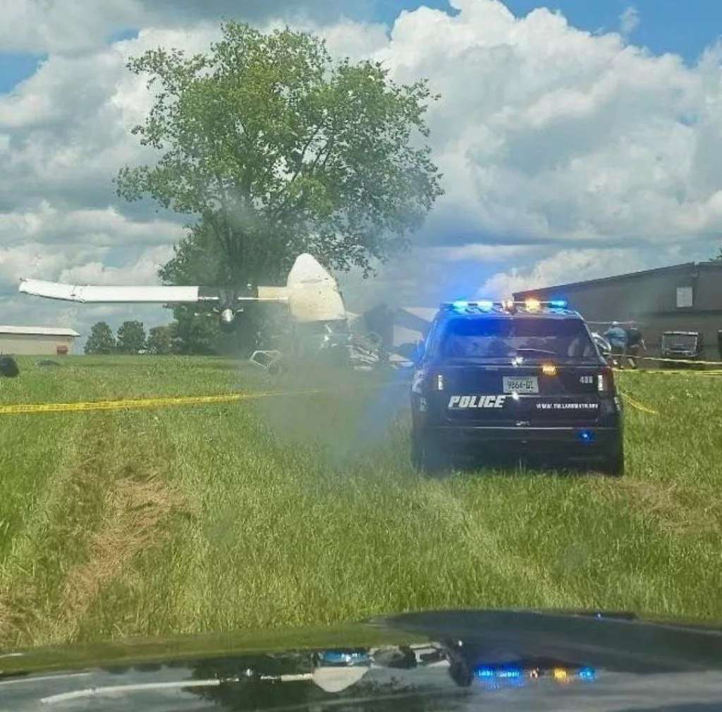 Самолёт с пассажирами разбился в штате Теннесси США