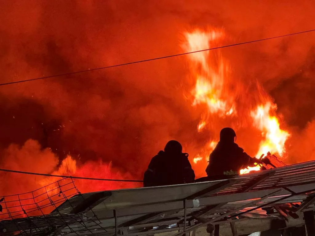 Одесса тоже немного огребла ночью