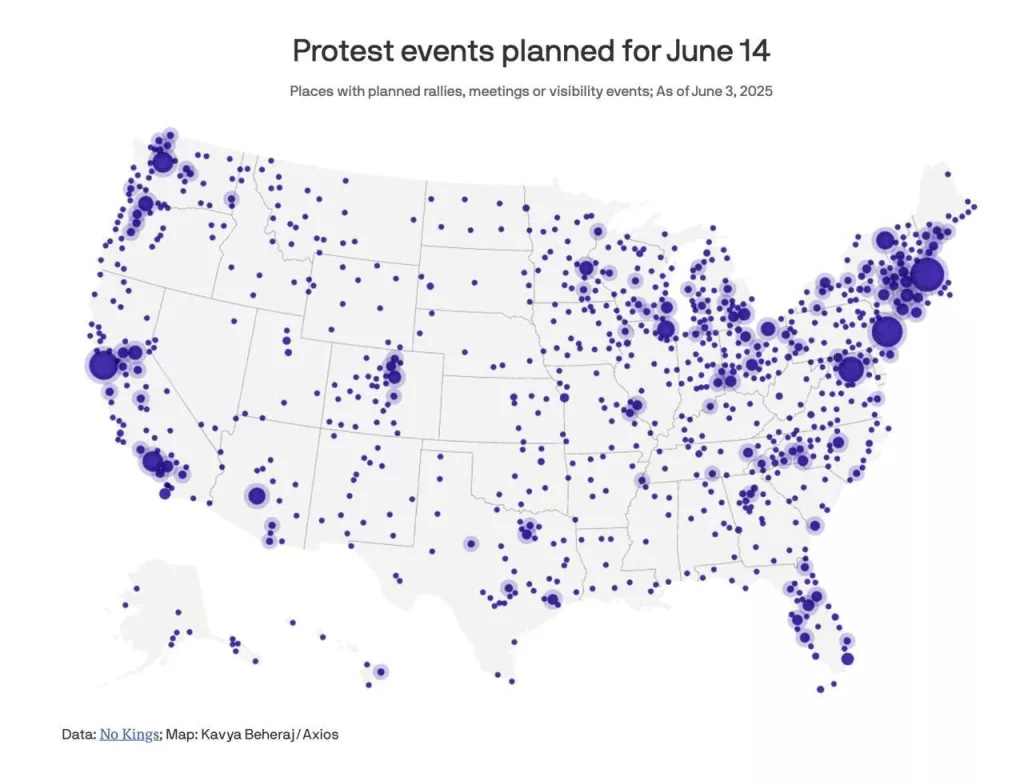 «Евромайдан» против Трампа 14 июня: по всей Америке готовятся бунты