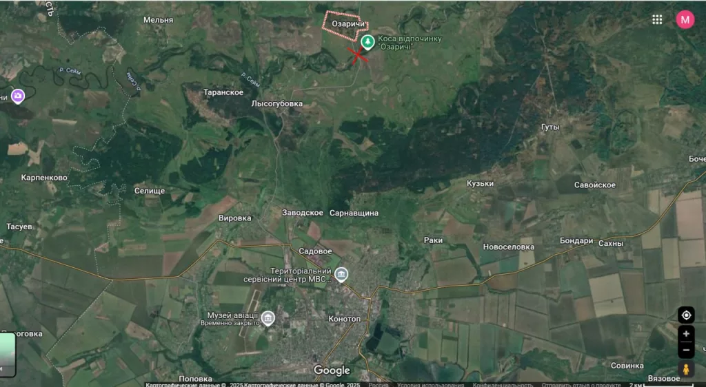 Юрий Подоляка - Сумское направление: российская ДРГ взорвала мост через Сейм