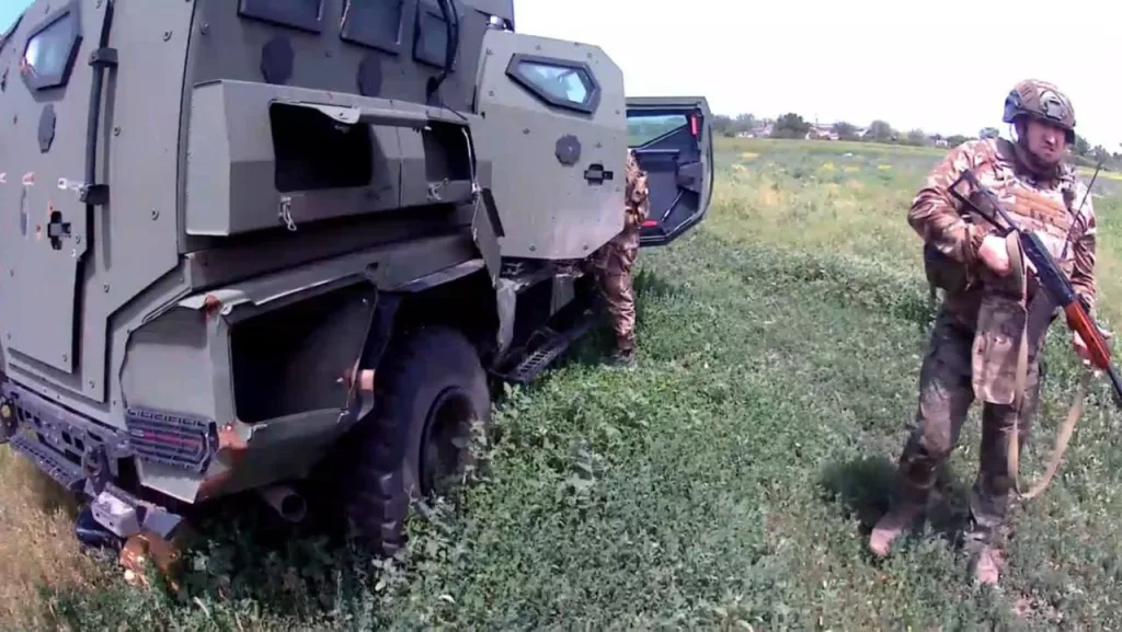 Целый бронеавтомобиль BATT UMG ВСУ, ставший трофеем российских военных на Покровском направлении