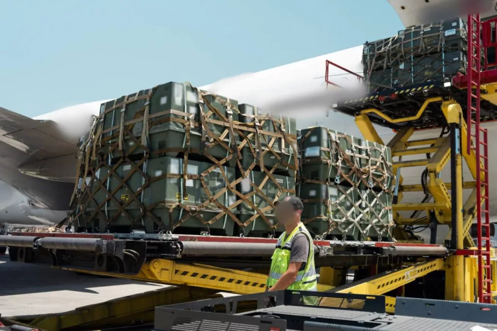 Прибытие из США грузов военного назначения для армии обороны Израиля