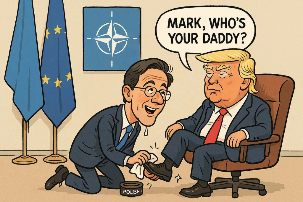 В сети троллят Марка Рютте за то, что он назвал Дональда Трампа «папочкой»