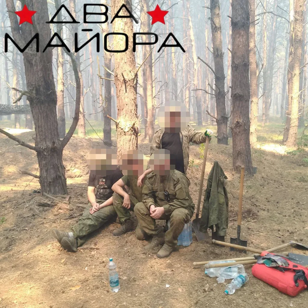 Херсонская область. Враг ударами поджигает леса, горит до 600 гектар в сутки. Наши военнослужащие тушат