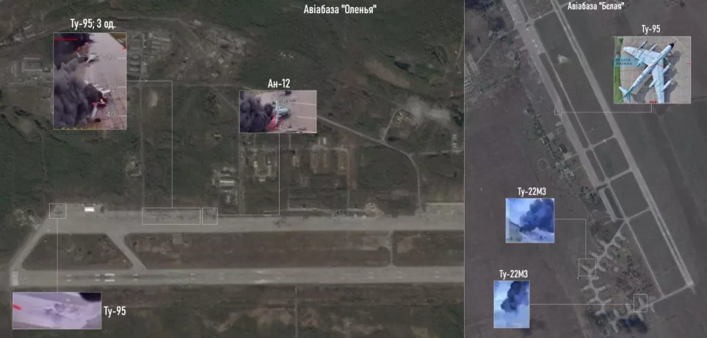 Подсчет потерь "стратегов" по известным кадрам, выполненный противником