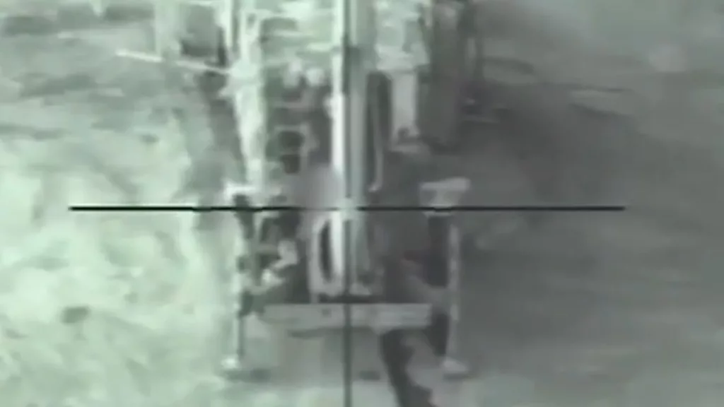 Поражение иранского ЗРК «Тор-М1» и пусковой установки баллистической ракеты Fateh-110 ударом израильских крылатых ракет воздушного базирования Delilah