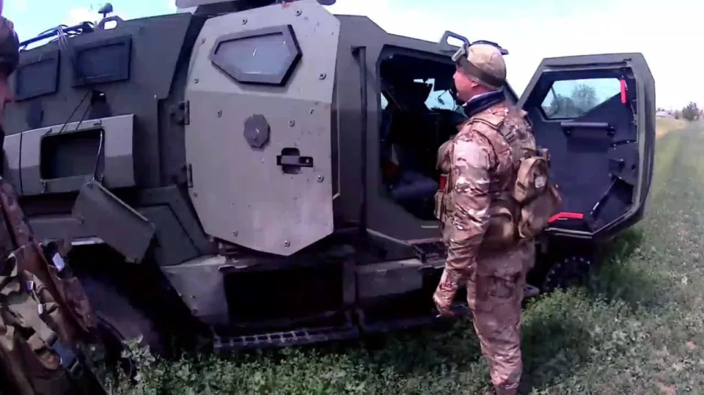 Целый бронеавтомобиль BATT UMG ВСУ, ставший трофеем российских военных на Покровском направлении