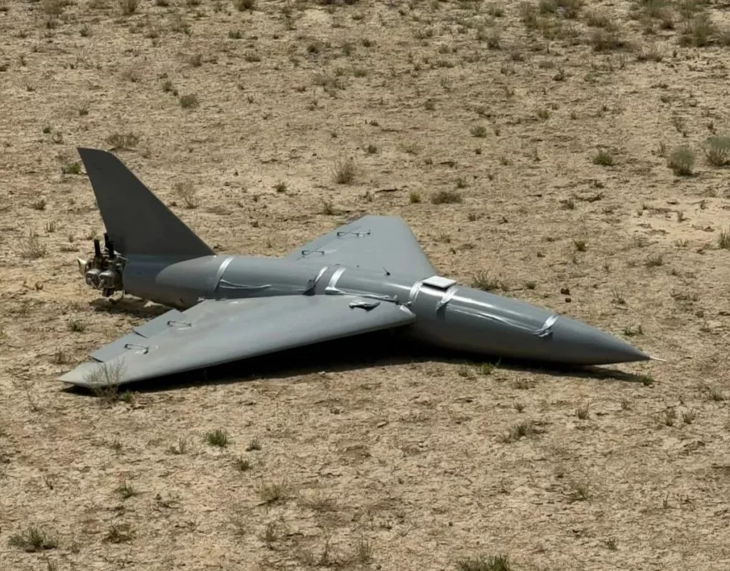 В степях Казахстана рухнул дрон ВСУ – предположительно, британский