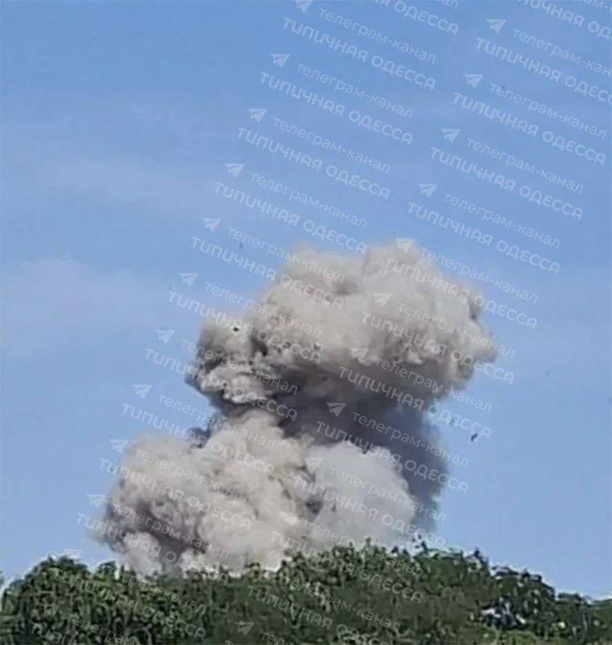 Кадры ночной атаки ВС России на объекты ВСУ в Киеве