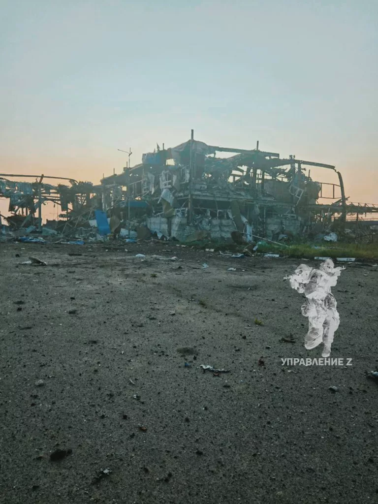 Вид на МАПП «Суджа» в эти дни