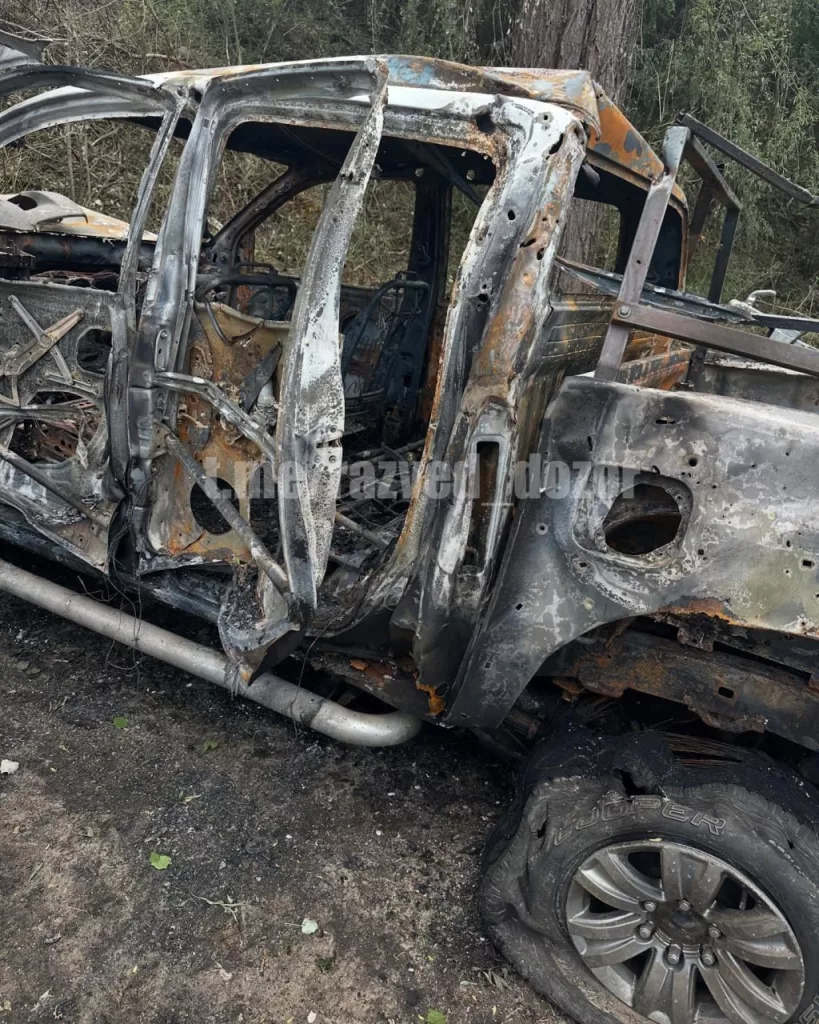 "Герани" разнесли стоянку с транспортом для ВСУ. Кадры со стороны противника