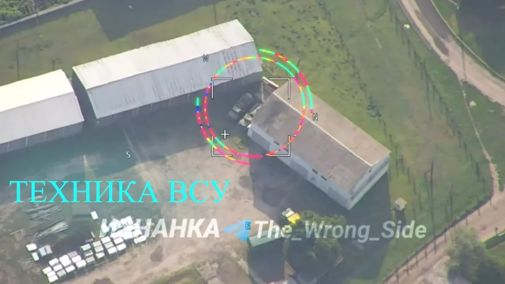 Удар ОТРК "Искандер-М" по пункту расположения и технике 58-й отдельной мотопехотной бригады ВСУ в районе Конотопа Сумской области