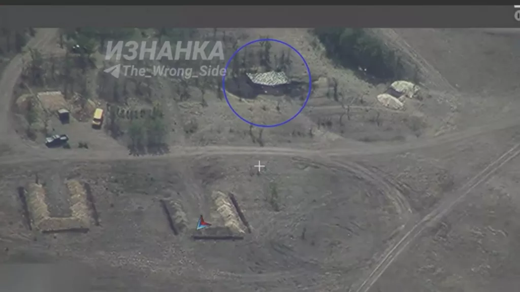 Удар одинокой кассетной ракетой по тренировочному полигону ВСУ возле села Давыдов Брод на границе Херсонской и Николаевской областей