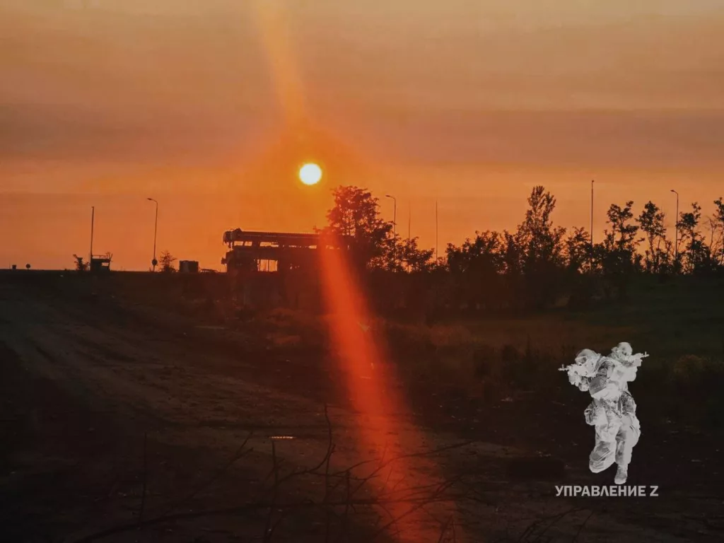 Вид на МАПП «Суджа» в эти дни