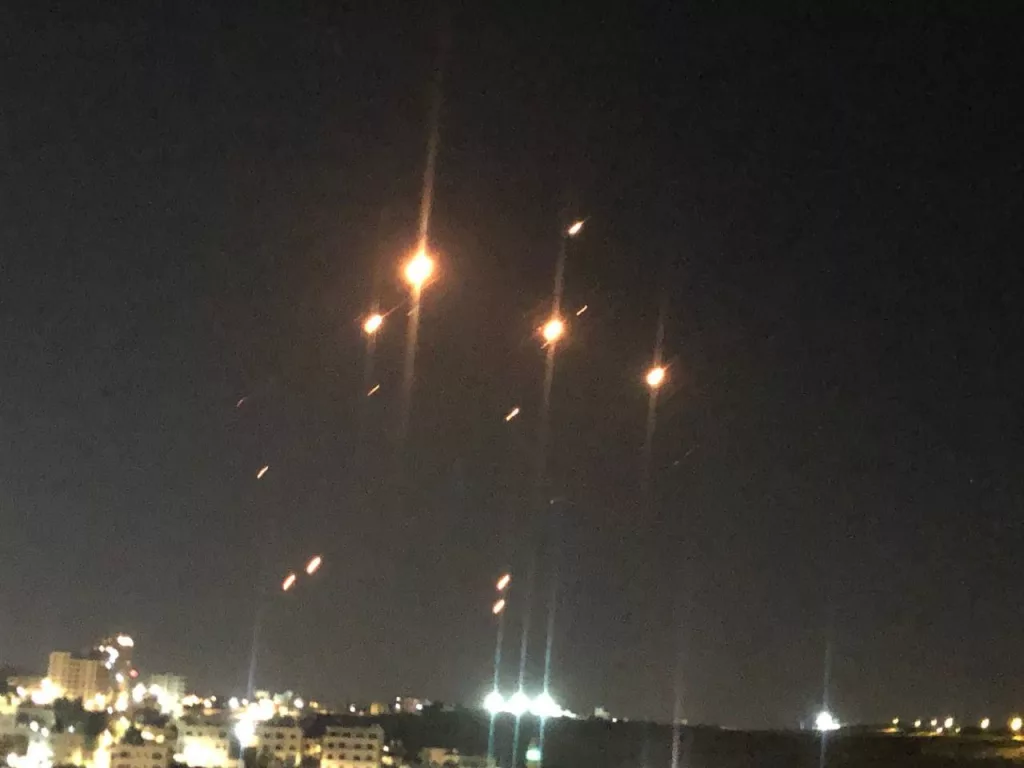 Первые прилеты по Хайфе