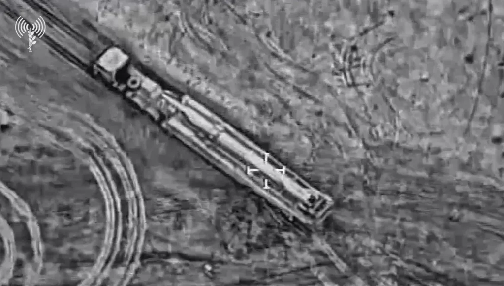 Опубликованы новые кадры ударов израильских ВВС по пусковым установкам баллистических ракет Ирана